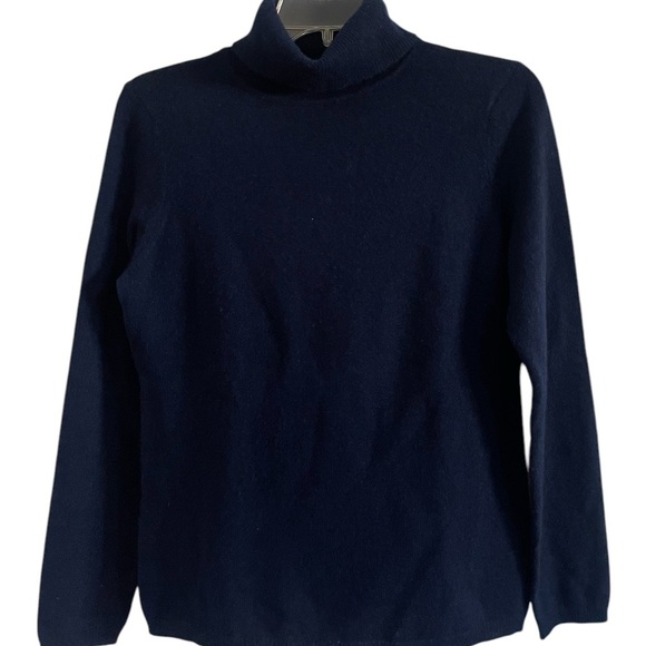 Cashmere Charter Club Luxury Turtleneck Sweater Size Medium Petite - Picture 9 of 10